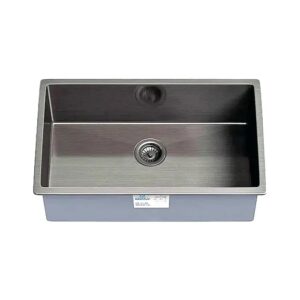KH 2718 GM Gunmetal Stainless Steel Handmade Kitchen Sink 300x300